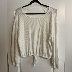 Hollister Women’s Top White Size Large